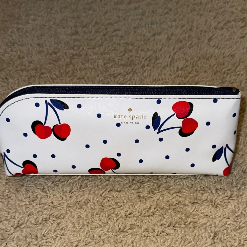 kate spade Cherry Print Pencil Case
